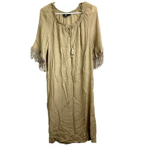Mlle Gabrielle Boho Style Cover Up Dress Women's Size XL (See Measurements)